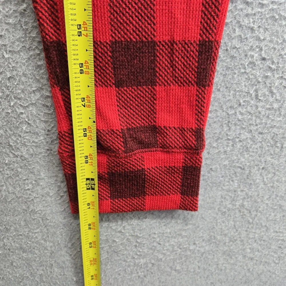 PINK Victoria's Secret Women Sleepwear L Red Thermal Sleep Jumpsuit Pajama Plaid